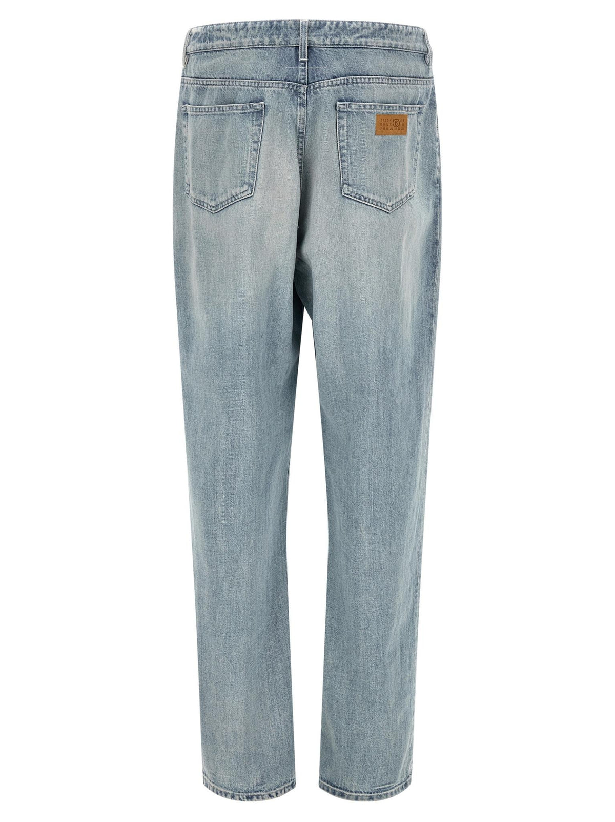 Maison Margiela Blue Denim Jeans Men’s Straight Leg Pants