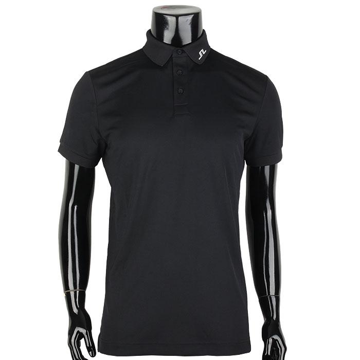 J LINDEBERG KV Pique Polo Shirt Black Men’s