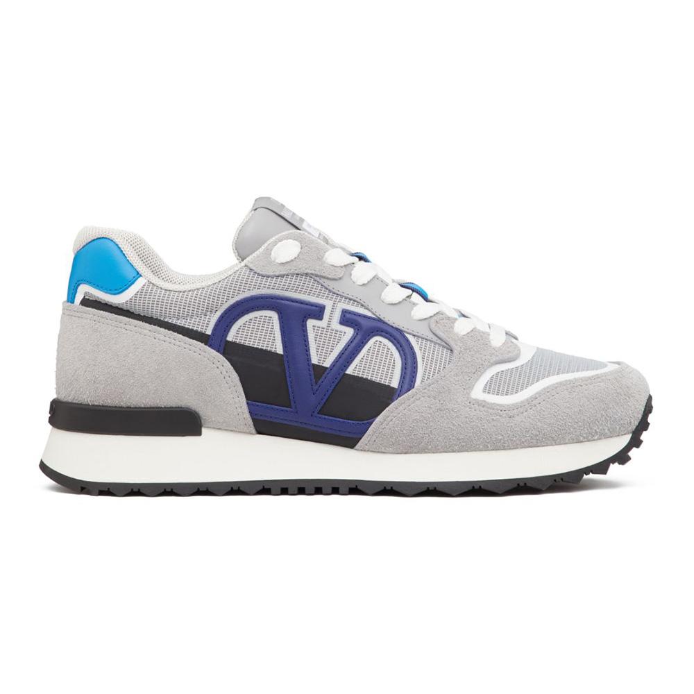 VALENTINO V Logo Low-Top Sneakers Gray 3Y0S0H17 TAE MJM