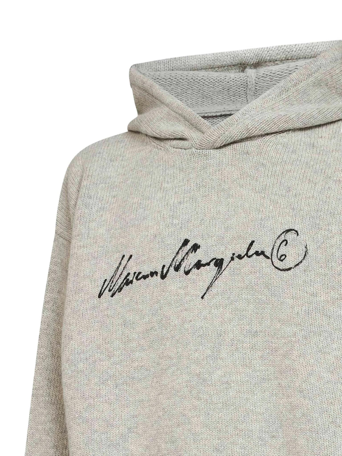 Maison Margiela Black Wool Turtleneck Knit Sweater for Men