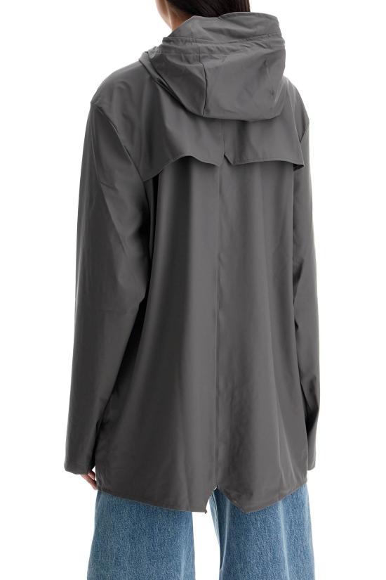 RAINS Lightweight Waterproof Jacket for Men 1201013 GRAY DOM