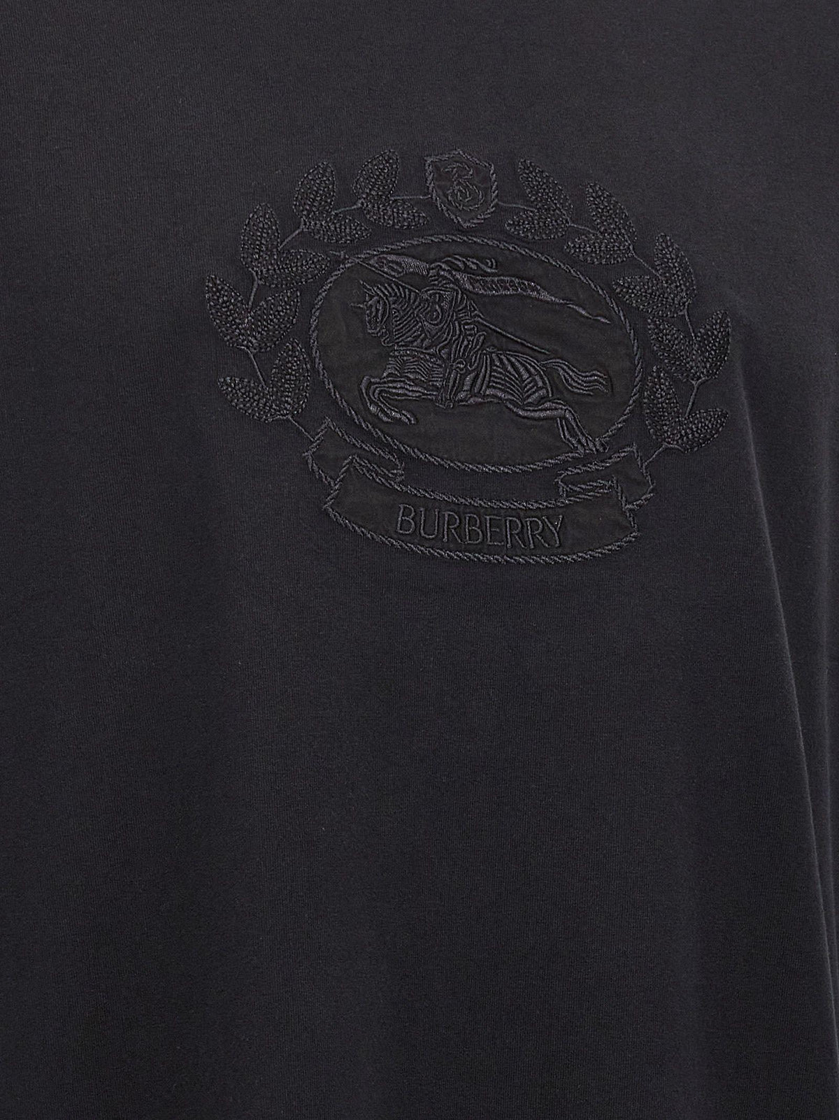 BURBERRY Black Short Sleeve T-Shirt Men’s