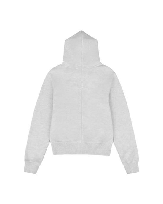 Entire Studios Heather Gray Hooded Sweatshirt Women’s ENTU261 PRHD 008