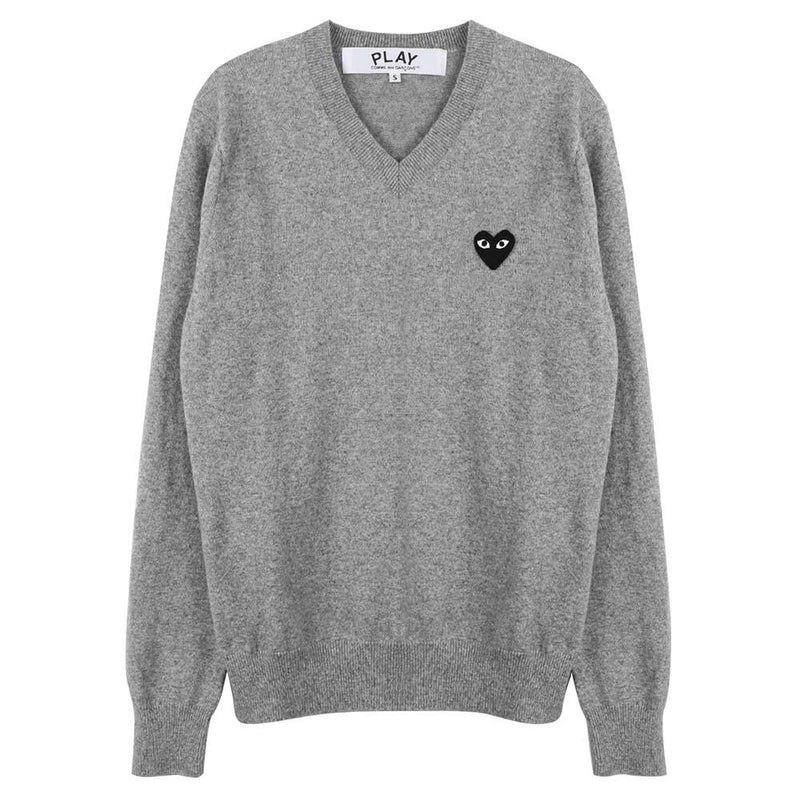 Comme des Garcons Black Heart Patch Crewneck Knit Sweater Unisex AX N018 051 2