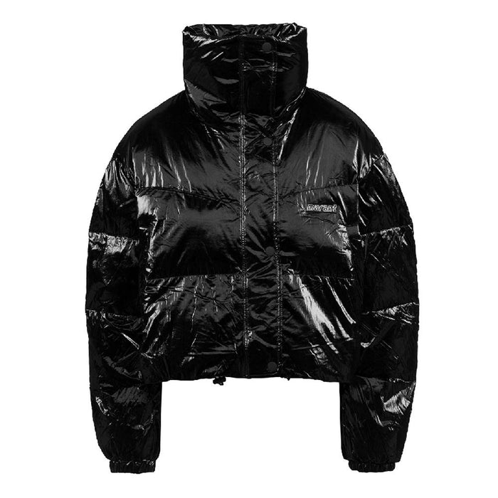 Isabel Marant Women's Logo Patch Short Puffer Jacket MA0129FA A3C49E 01BK