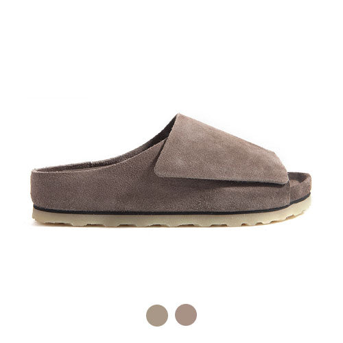 Fear of God suede slide sandals LOS FELIZ collaboration