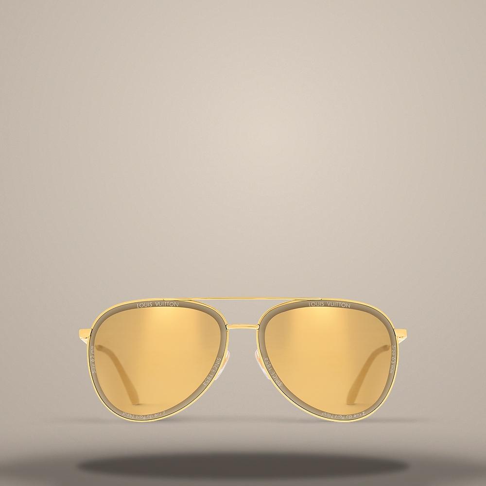 Louis Vuitton LV Super Vision Metal Pilot Sunglasses Z2607U