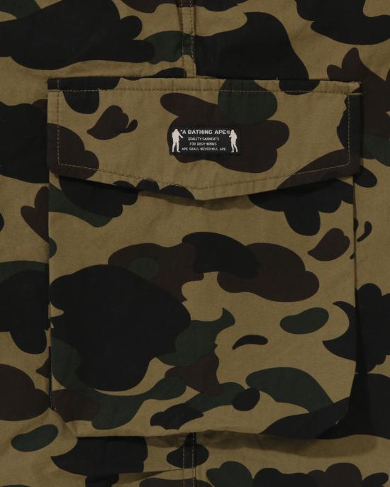 BAPE Straight Pants Green Classic Trousers Men 0ZXPTM008521 PGRX