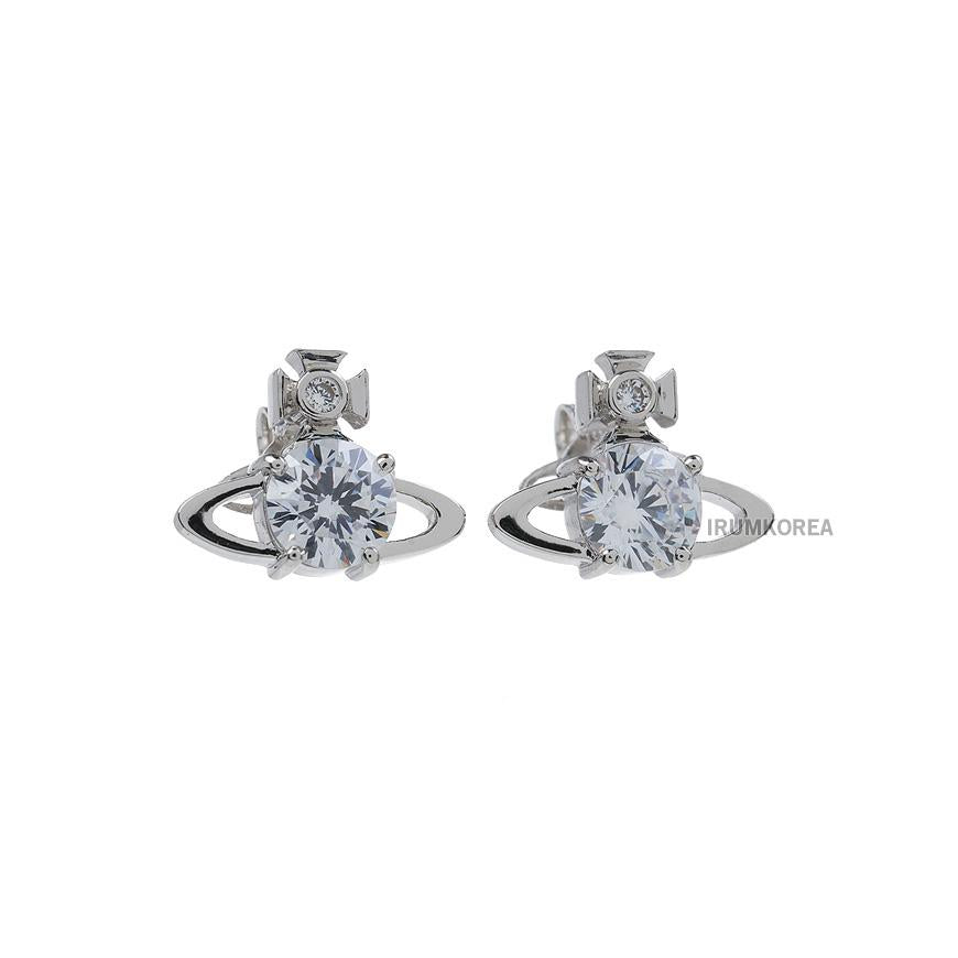 Vivienne Westwood SS26 Women’s Reina Earrings Silver Tone