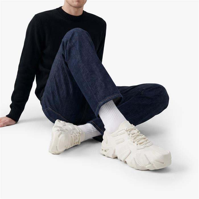 Bottega Veneta Men’s Flex Low-Top Sneakers Gray Leather