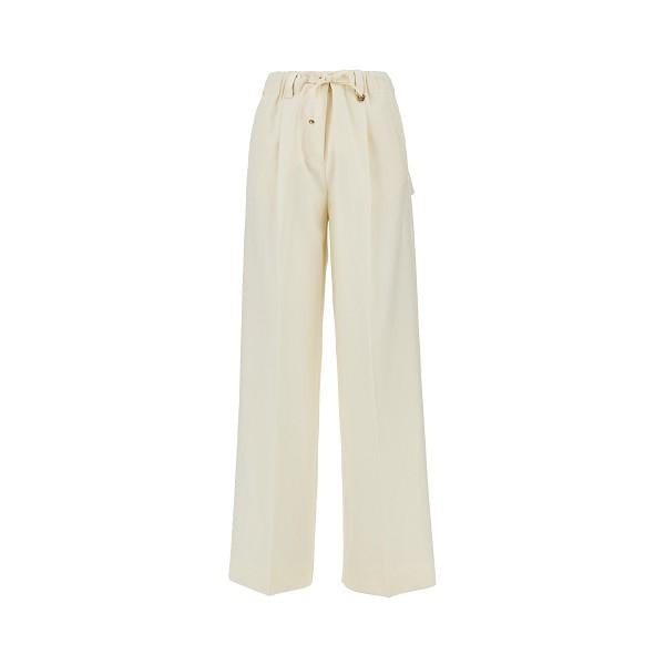 Moncler Beige Cropped Trousers