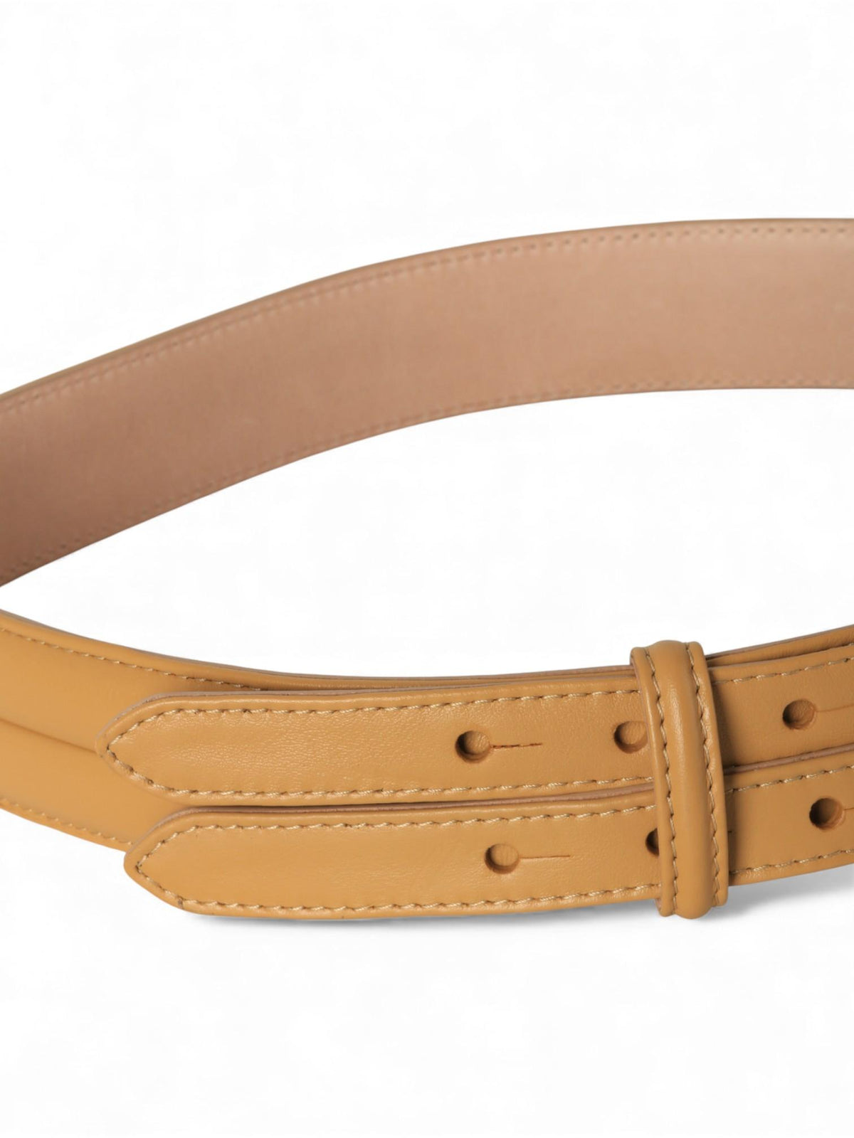 Dries Van Noten Split Leather Belt Sand Unisex 242011403199101