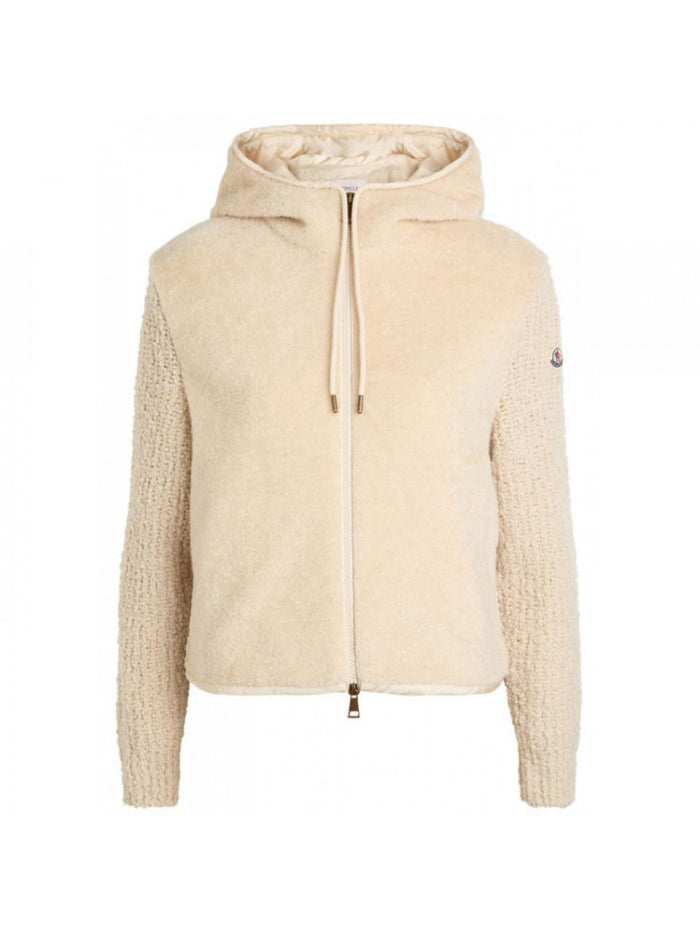 Moncler Boucle Teddy Zip-Up Hoodie Jacket 9B00017 M8931 050