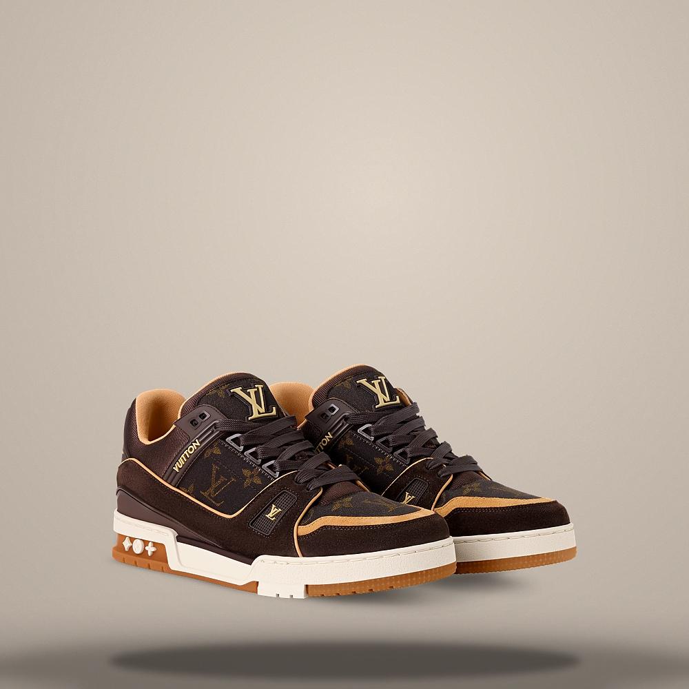 Louis Vuitton LV Trainer Sneakers Macassar Brown Low-Top 1AKQ0A