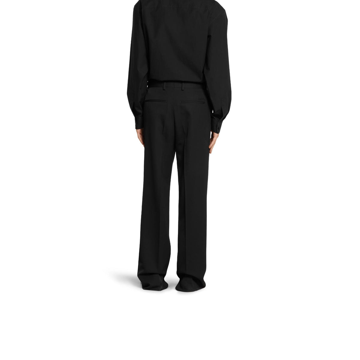 GUCCI Black Wool Suit Pants
