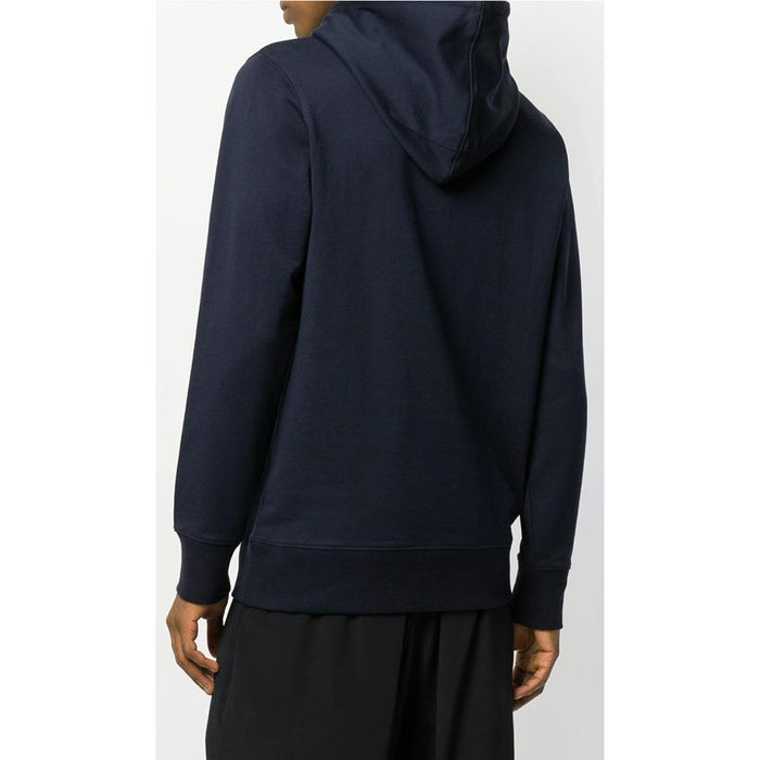 Y-3 Dark Navy Jaguar Print Hooded T-Shirt