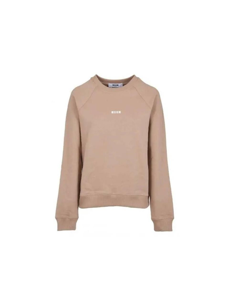 MSGM Micro Logo Crewneck Sweatshirt for Women 3641MDM503 247000 23