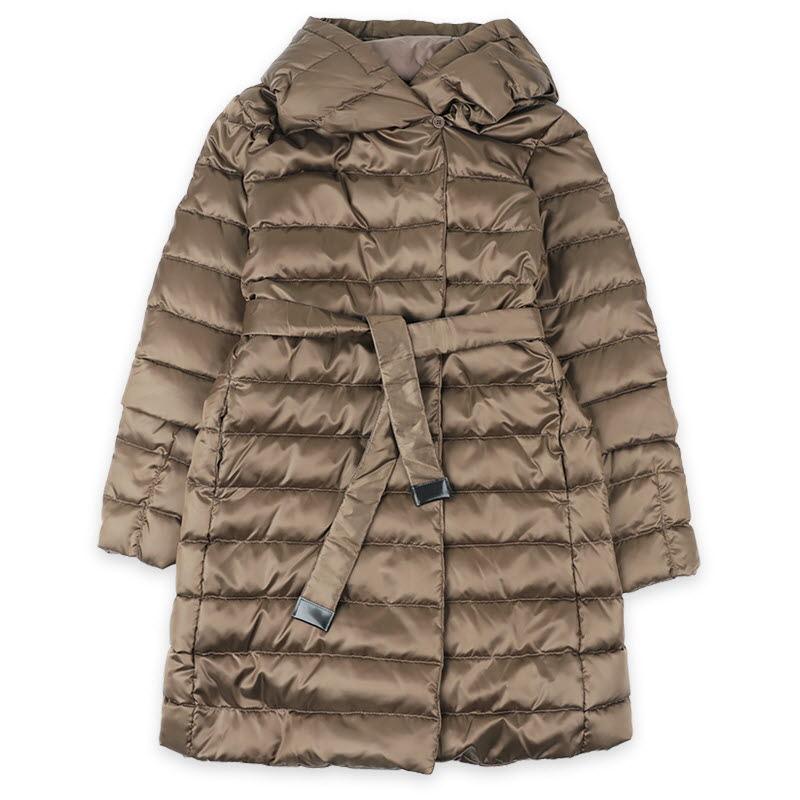 Max Mara Women’s Reversible Belted Puffer Coat Brown 2529496055600 066