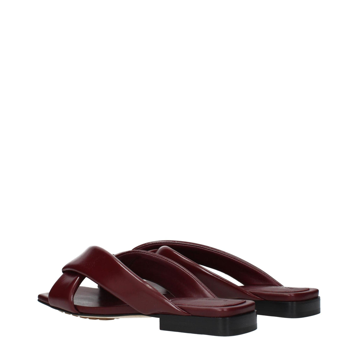 Bottega Veneta Leather Slippers Women’s Black Slide Sandals