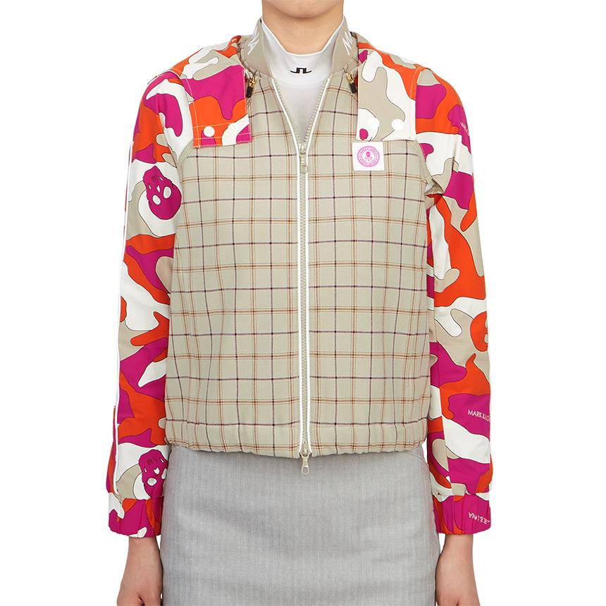 MARK&LONA Women’s Hooded Golf Jacket MLW 3C AD02 BEIGE