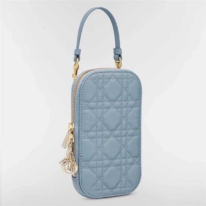 DIOR Lady Dior Call in Dior Phone Holder Shoulder Bag