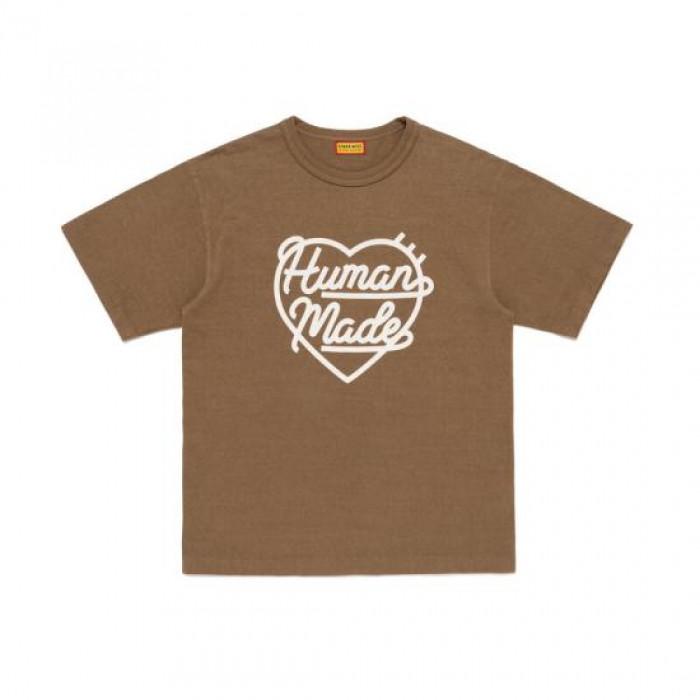 Humanmade Olive Drab Color Short Sleeve T-Shirt