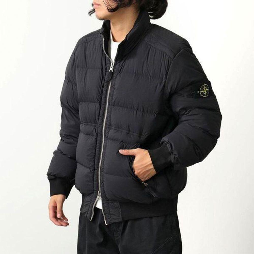 STONE ISLAND Seamless Down Puffer Jacket Men Black 4100039