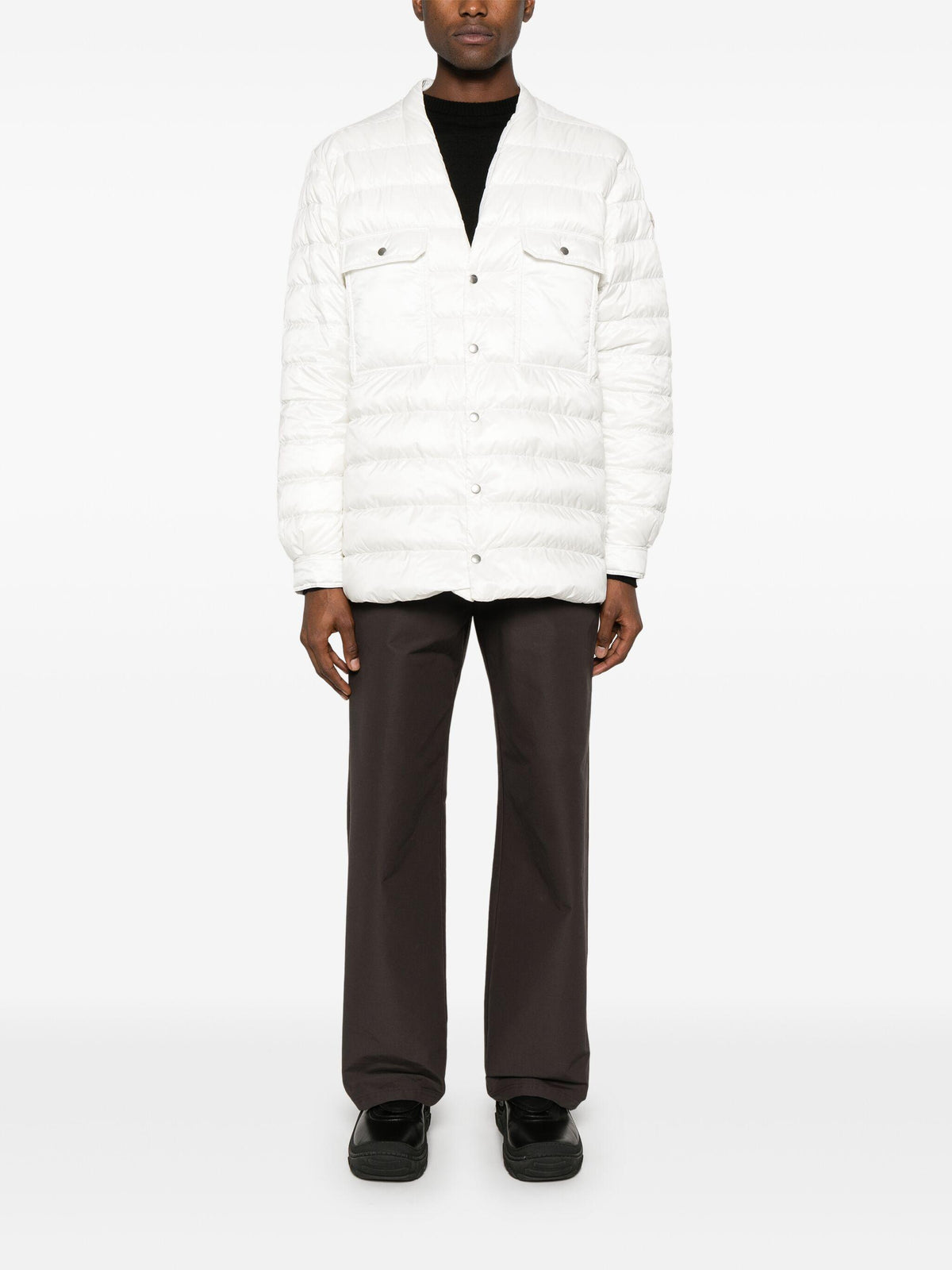 Moncler Milk Down Puffer Overshirt Jacket M4426 41 2F00001 M4426 041