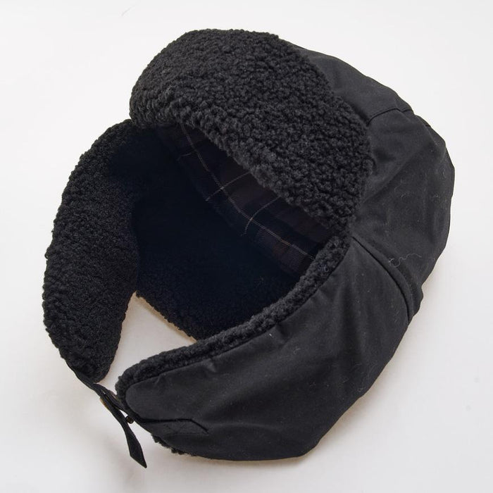 Barbour Mens Mollar Wax Trapper Hat MHA0710 BK31