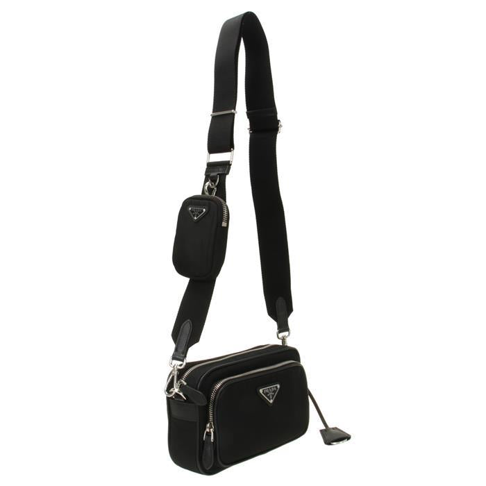 PRADA Re-Nylon Mini Shoulder Bag Black