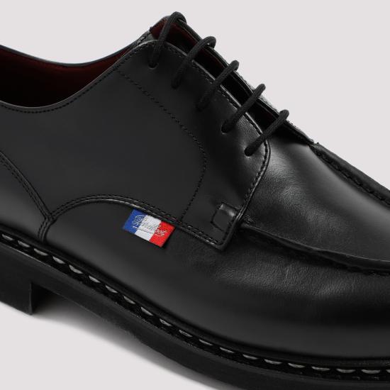 PARABOOT Black Leather Dress Shoes 211112 BLACK DOM
