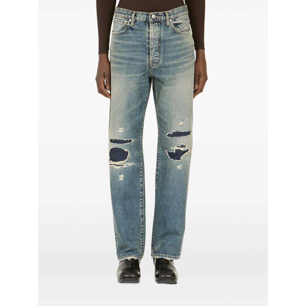 Maison Margiela Gray Distressed Denim Jeans Men