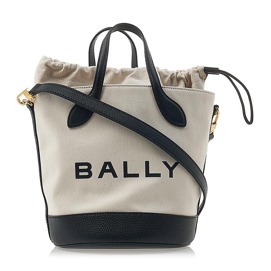 BALLY Women's Logo Bucket Shoulder Bag BAR 8 HOURS I182O