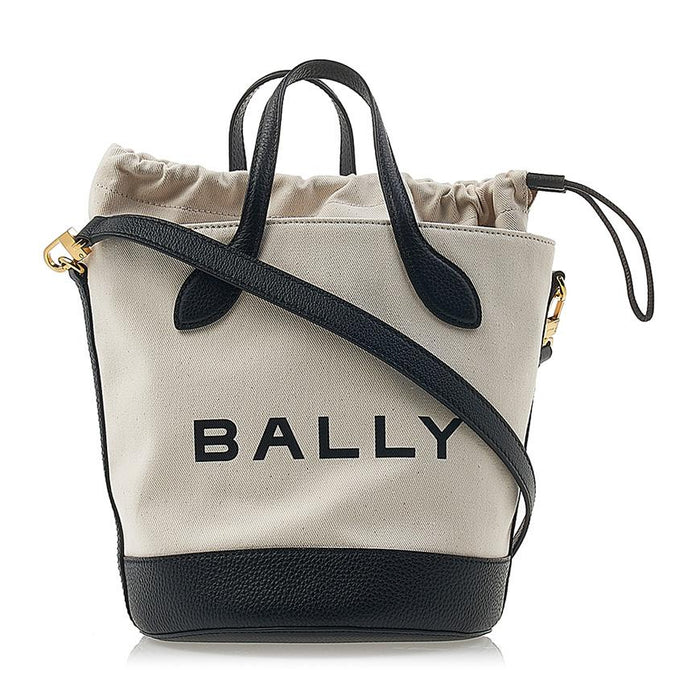 BALLY Women's Logo Bucket Shoulder Bag BAR 8 HOURS I182O