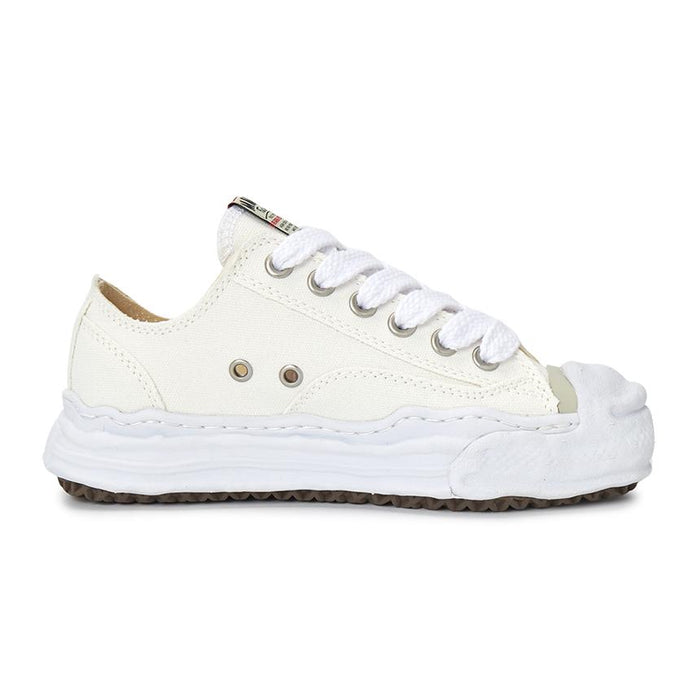 Maison Mihara Yasuhiro White Hank Original Sole Low-Top Sneakers