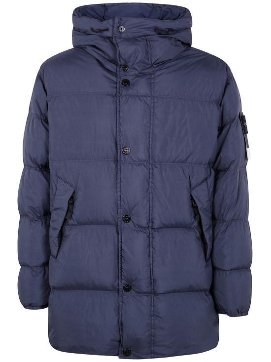 STONE ISLAND Crinkle Reps NY Recycled Nylon Hooded Down Parka K2S15 S0A23 V