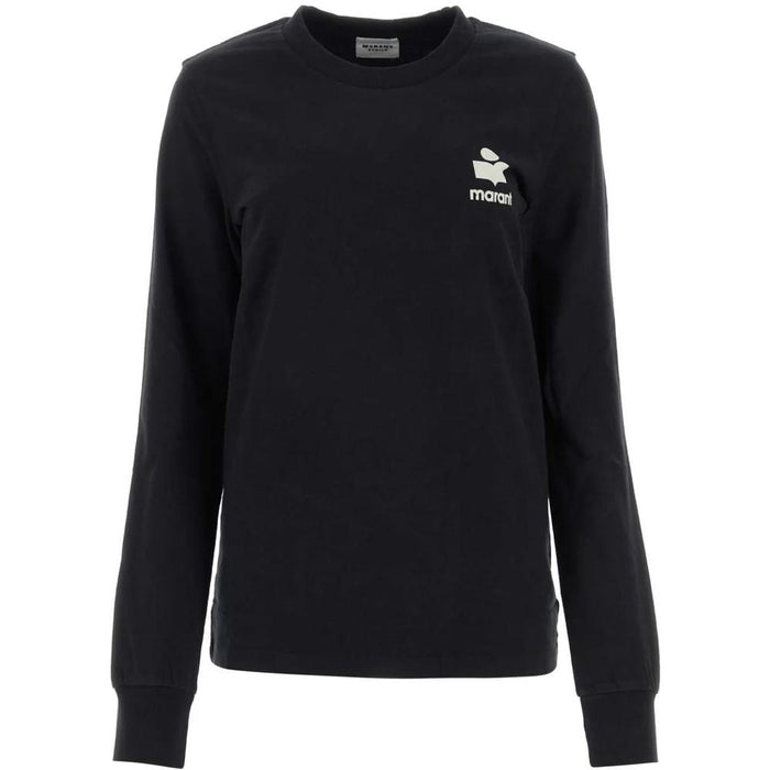 Isabel Marant Gabby Logo Print T-Shirt Black