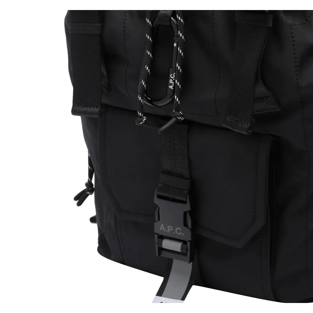 A.P.C. Black Nylon Trek 20 Backpack