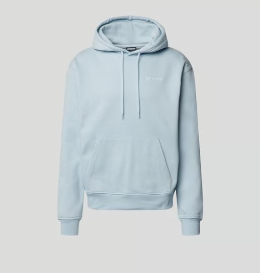 JACQUEMUS Logo Hoodie Unisex Pullover Hooded Sweatshirt 216js300 2210
