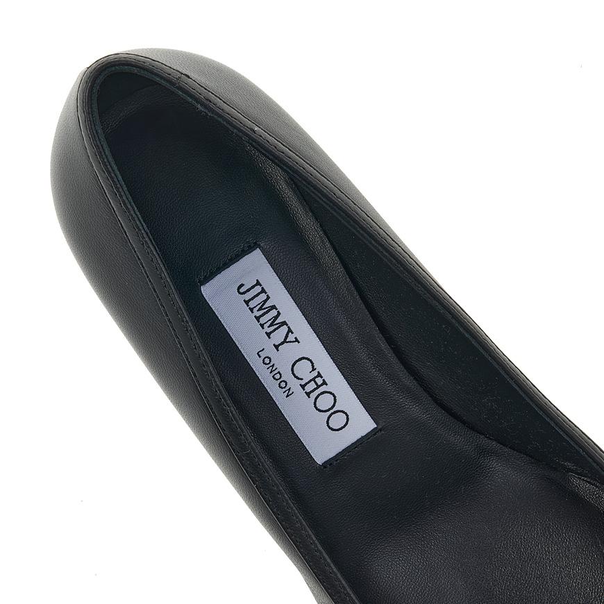 Jimmy Choo Yellow Leather Yelme Pumps ELME 45 NAP BLACK