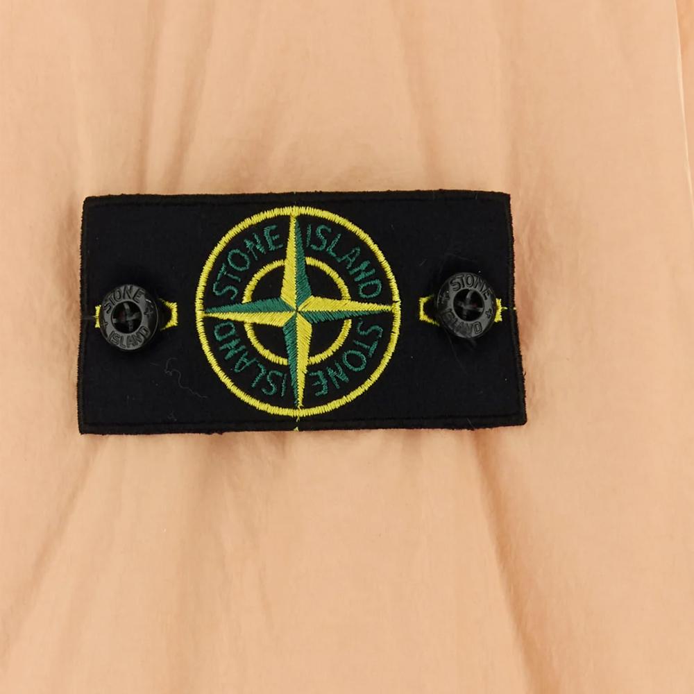 STONE ISLAND Apricot Garment-Dyed Crinkle Reps Badge Jacket 4100003 S0A23 V008E