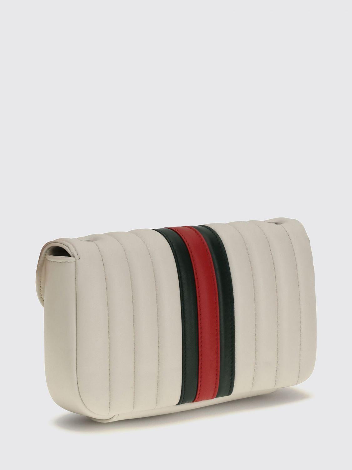 GUCCI Mini Crossbody Bag Women’s Leather Beige Brown