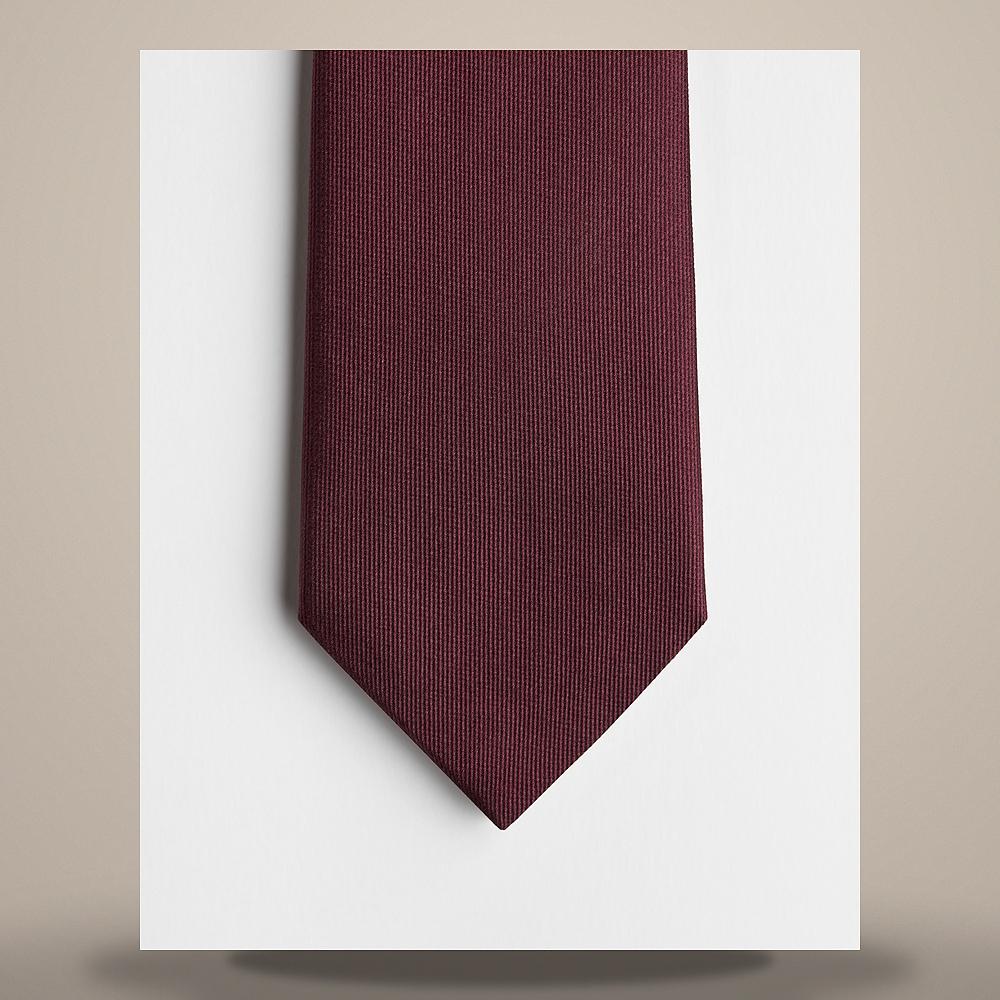 DIOR Regimental Stripe Silk Tie Burgundy Navy Blue 68C1047B6157 C385