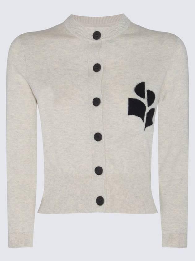 Isabel Marant Newton Wool Cardigan Beige Women’s Knit