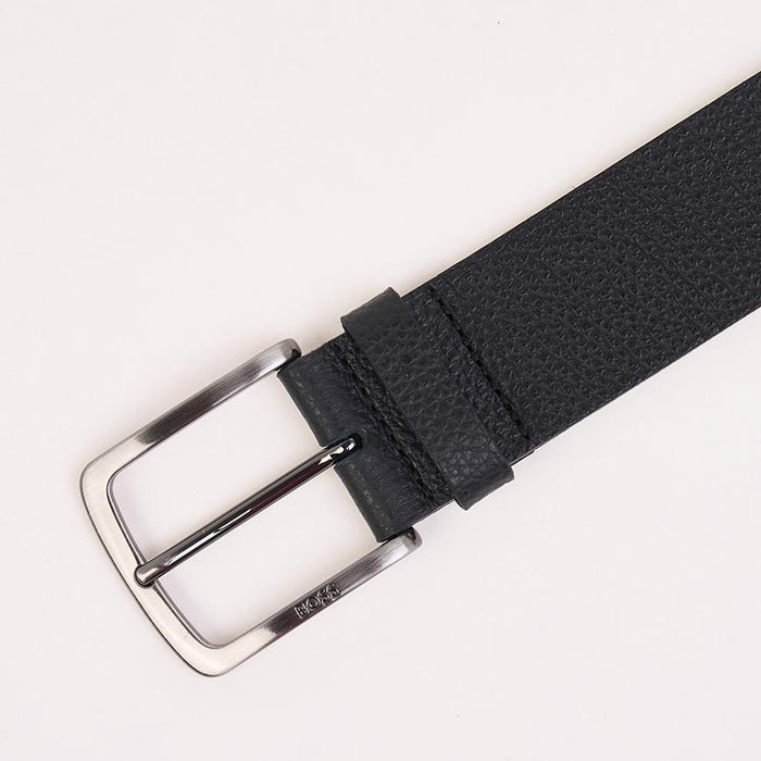 HUGO BOSS Men’s Leather Belt Black