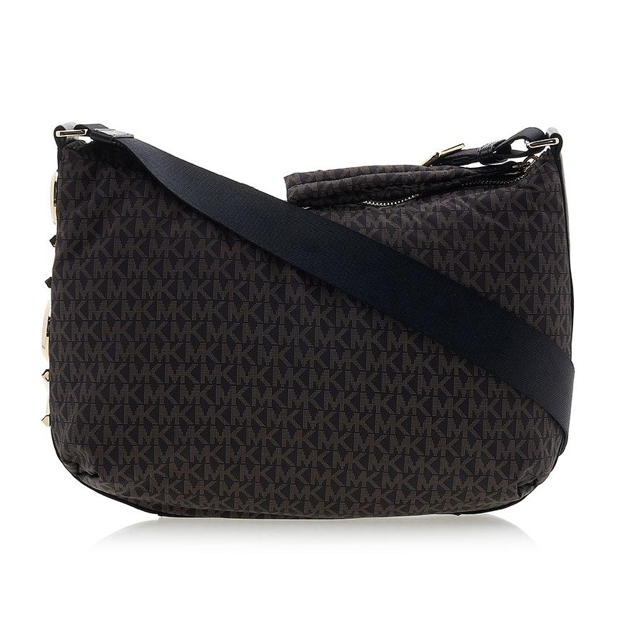 Michael Kors Leonie Crossbody Bag Brown Monogram Canvas