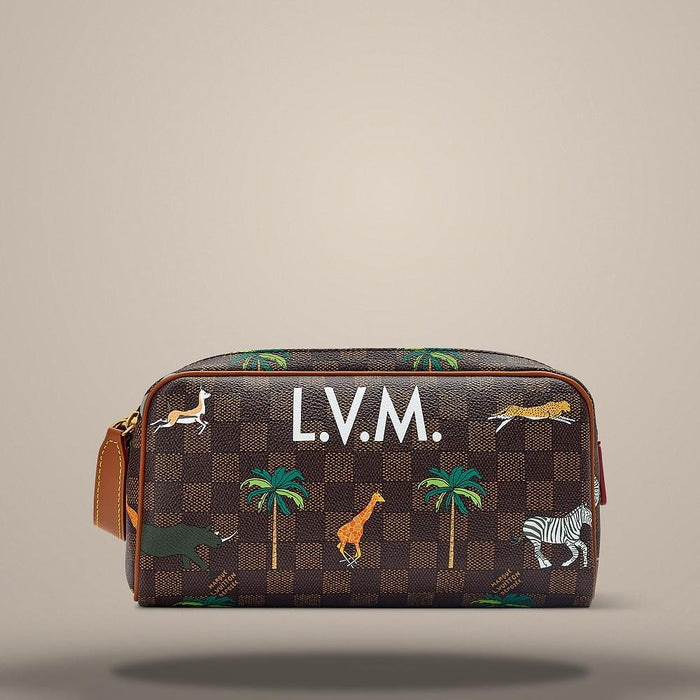 Louis Vuitton Brown Toiletry Dopp Kit Crossbody Bag N40889