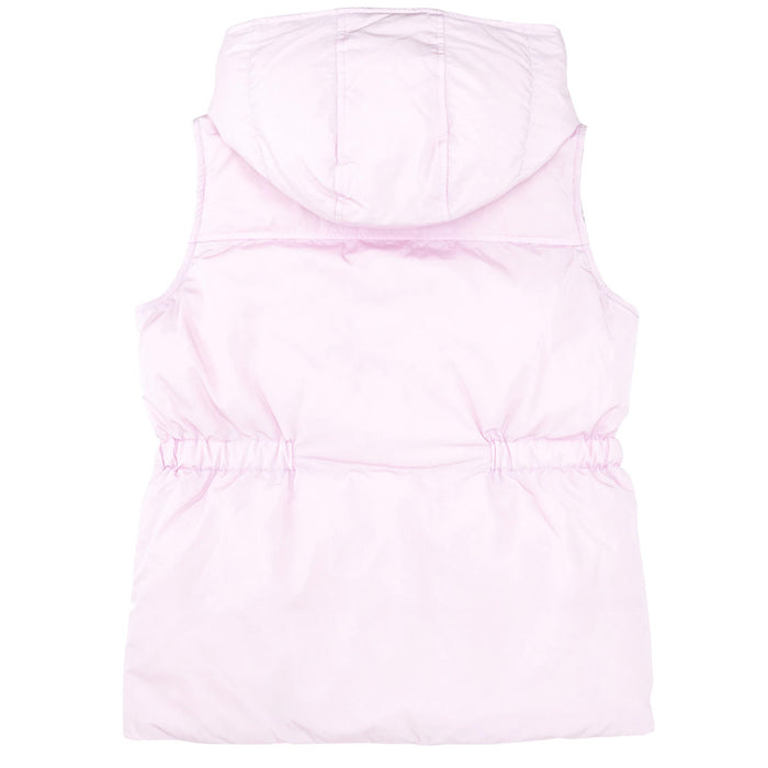 BURBERRY Reversible Hooded Logo Down Puffer Vest Women