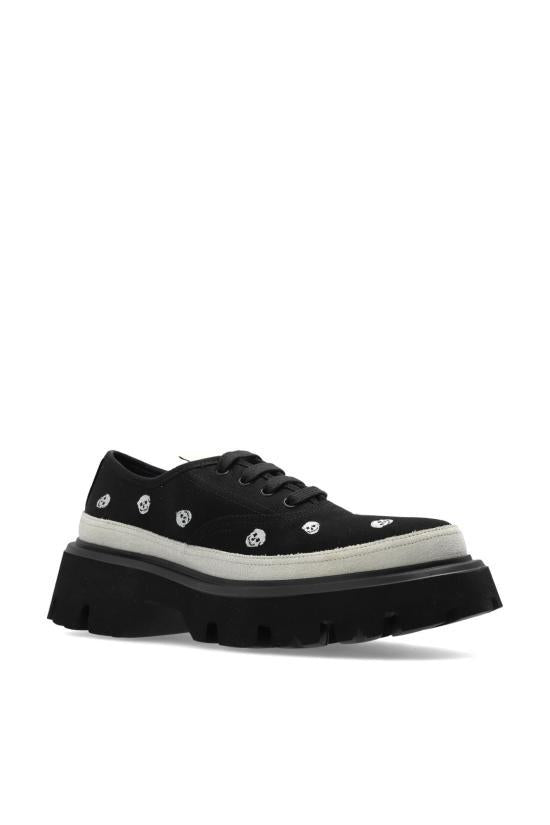 Alexander Mcqueen Men's Sneakers 866905 W4ADO 1945 BLACK WHITE DOM