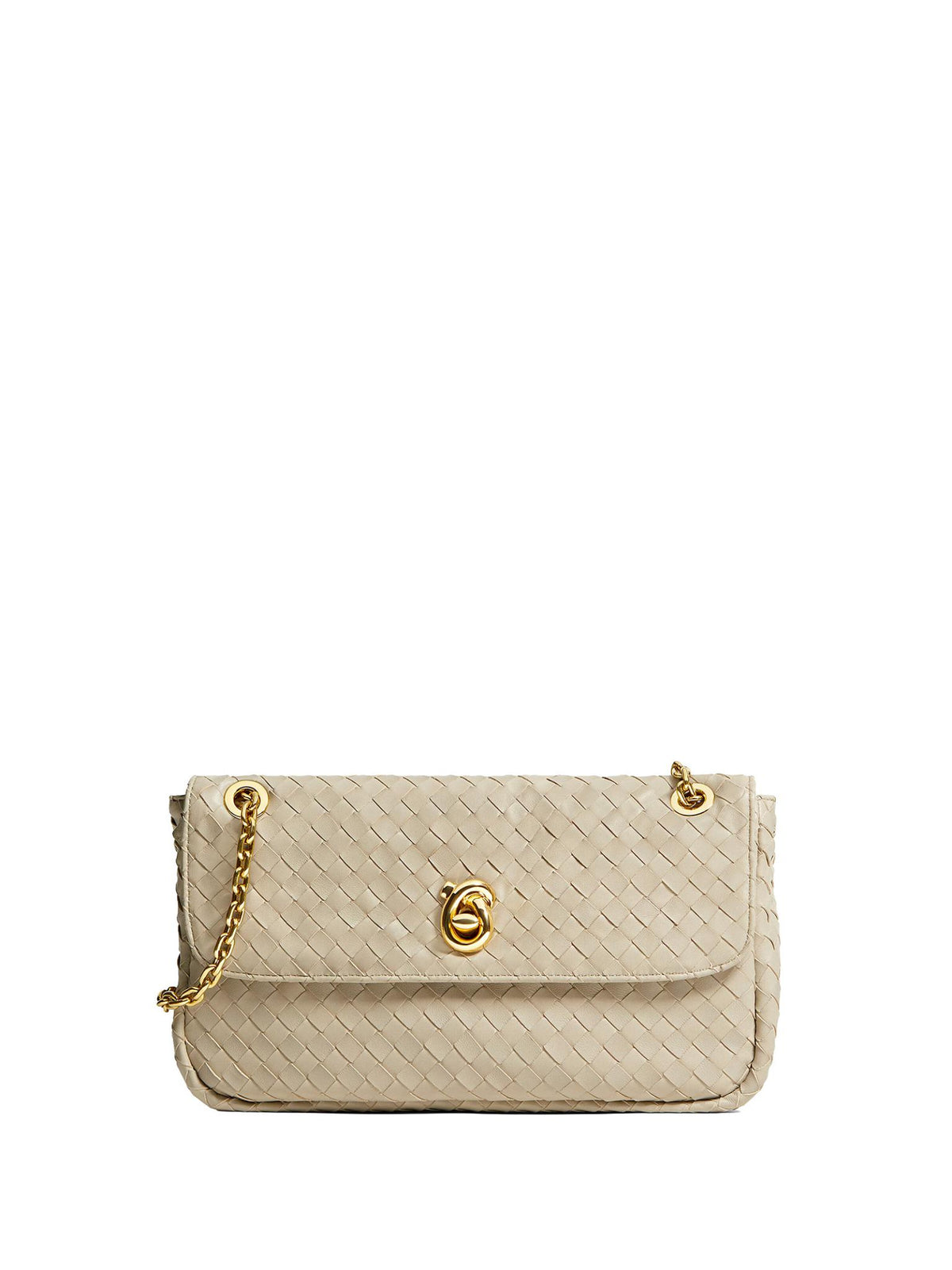 Bottega Veneta Leather Shoulder Bag Black
